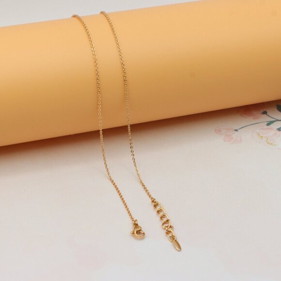 Delicate Rose Gold Infinity Pendant Necklace for Women, XPNL0218 - Picture 11 of 12